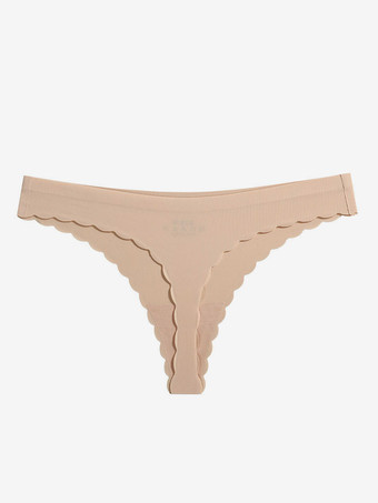 カーキ 女性のセクシーなパンティー黒ポリエステル下着ランジェリー