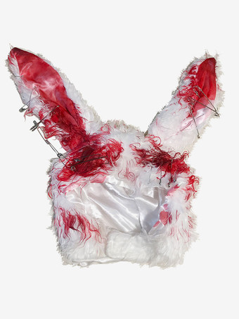 ゴスロリ ハット ホワイト アクセサリー ポリエステル ロリータ アクセサリー