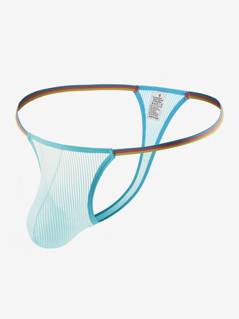 男性用ブリーフ ポリエステル トランスペアレント ソリッド