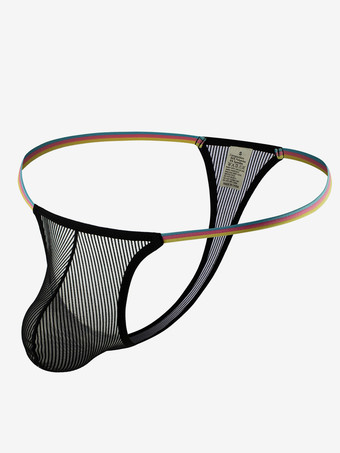 男性用ブリーフ ポリエステル トランスペアレント ソリッド