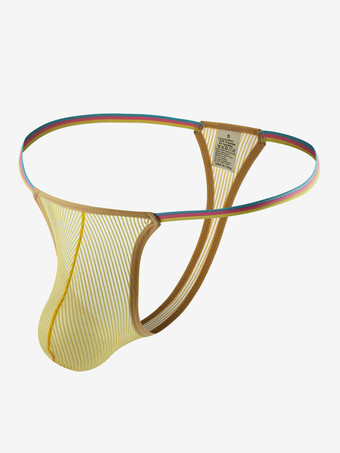 男性用ブリーフ ポリエステル トランスペアレント ソリッド