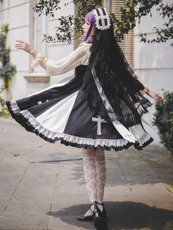 ゴスロリ アクセサリー インファンタ ブラック ジャカード ポリエステル繊維 その他