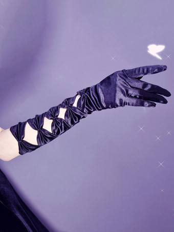 ブラック ROCOCO スタイルのロリータ アクセサリー ホワイト リボン ポリエステル アクセサリー その他