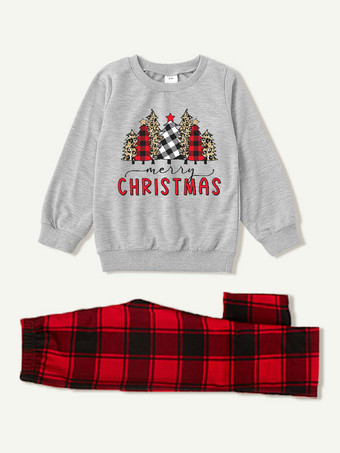 ファミリークリスマスパジャマ 子供用 大人用 ポリエステル クリスマス柄 トップス パンツ