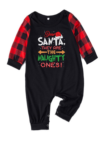 マッチングファミリー クリスマスパジャマ 大人用 子供用 ポリエステル クリスマス柄 パンツ トップス