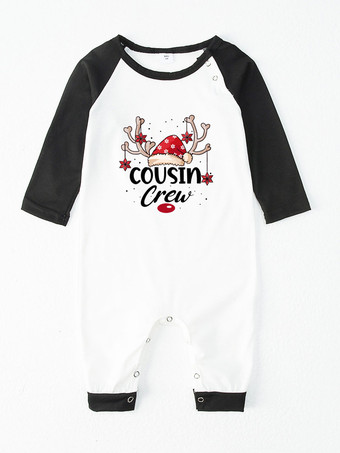 ファミリークリスマスパジャマ 子供用 大人用 ポリエステル クリスマス柄 トップス パンツ