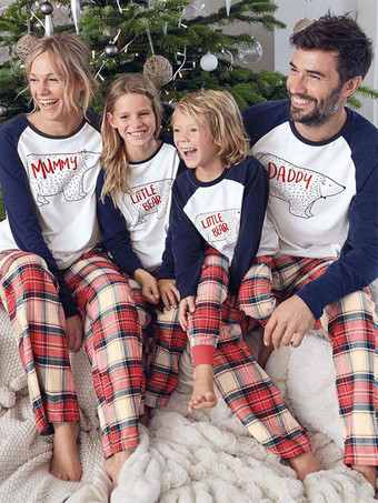 Christmas Matching Family Pajamas Kid's Adult's Christmas Pattern Pants Top