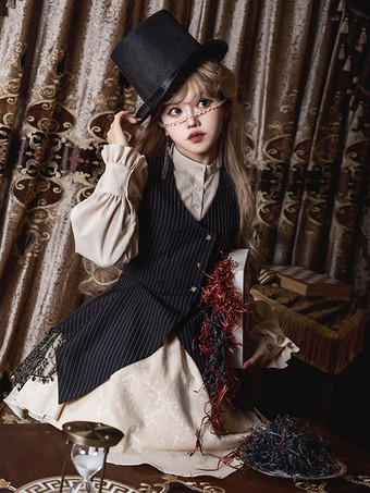 ゴシックロリータドレス レース フリル ブラック ブラック