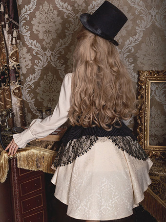 ゴシックロリータドレス レース フリル ブラック ブラック