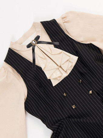 ゴシックロリータドレス レース フリル ブラック ブラック