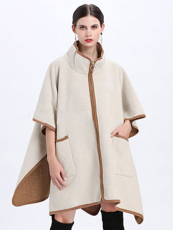 Women's Poncho Coat Oversized Cape Spring Outerwear 2024