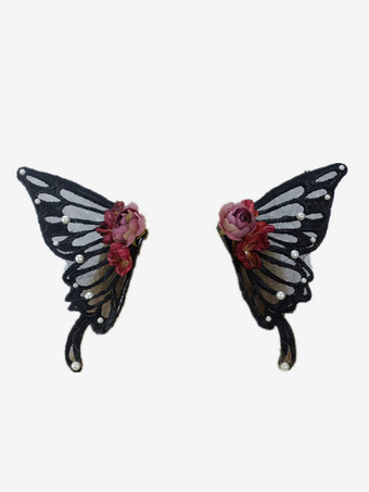 スウィートロリータ アクセサリー ブラックローズ 帽子 ポリエステル繊維 その他