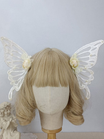 アイボリー スウィートロリータ アクセサリー ブラックローズ 帽子 ポリエステル繊維 その他