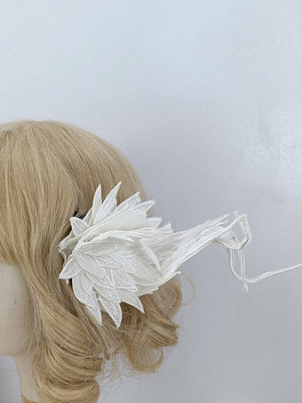 甘いロリータ アクセサリー ホワイト ポリエステル ファイバー ヘッドウェア その他