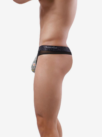 男性用ブリーフ バタフライパターン ビーチ