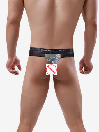 男性用ブリーフ バタフライパターン ビーチ