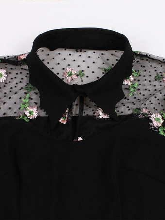 レトロワンピース　1950年代オードリー・ヘップバーン風　長袖　膝丈　ツートン　二次会　お呼ばれ　発表会　ロカビリーワンピース