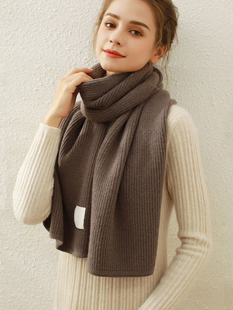 グレイ女性のファッションの冬の暖かい Acc のスカーフ