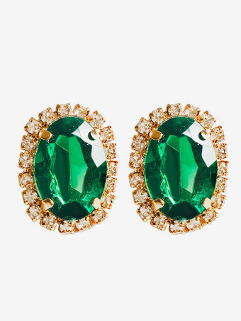 Boucles d'oreilles de mariage Bijoux de mariée percés en métal unisexe