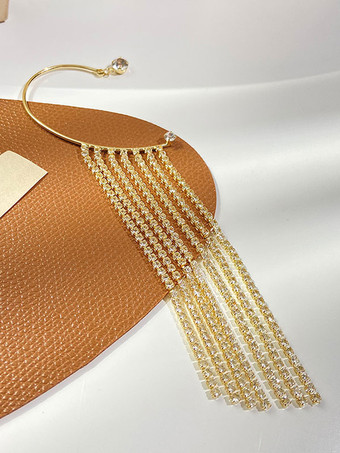 ブライダル イヤリング ユニセックス メタル イヤークリップ ウェディング ジュエリー