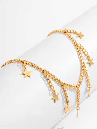 ネックレス ゴールド メタリック メタル チェーン レディース ジュエリー