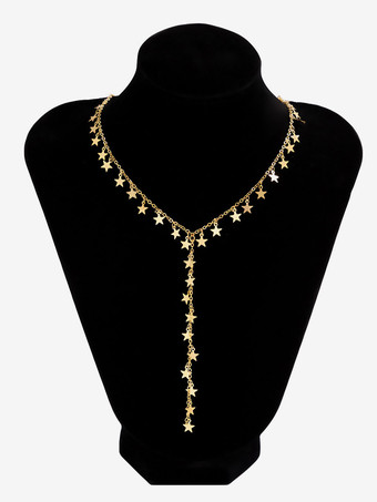 ネックレス ゴールド メタリック メタル チェーン レディース ジュエリー