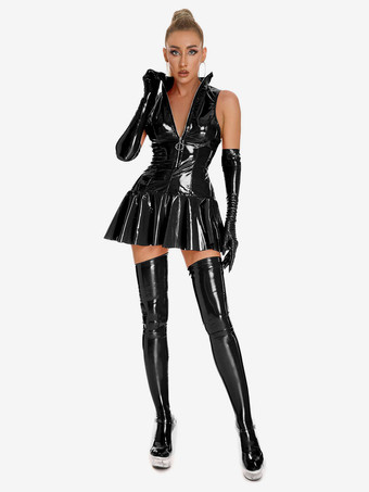 ブラック レディース クラブウェア セット ポールダンス スーツ