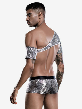 男性用セクシーコスチューム ハロウィン 大人用 パンツ トップス ポリエステル ナイトクラブウェア セクシーランジェリー