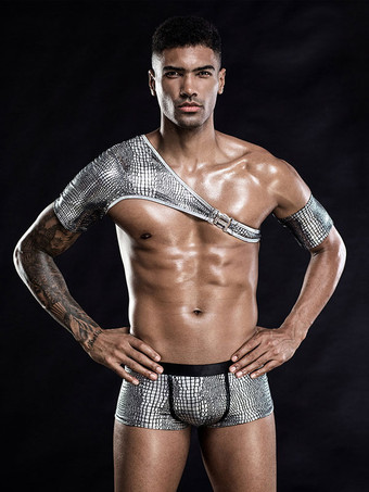 男性用セクシーコスチューム ハロウィン 大人用 パンツ トップス ポリエステル ナイトクラブウェア セクシーランジェリー