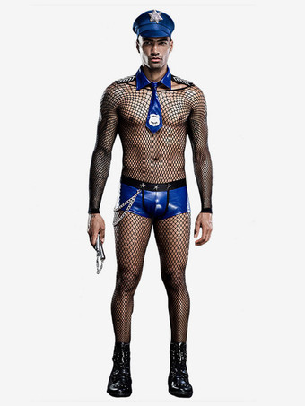 男性用セクシーコスチュームハロウィン大人用ジャンプスーツクラバットハットパンツポリエステルナイトクラブウェアランジェリー