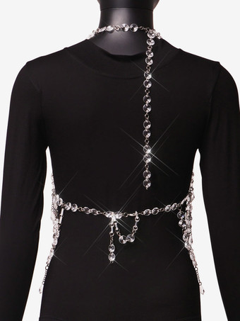 クラブウェア トップス 魅力的な Vネック ノースリーブ バックレス ポールダンス セクシー トップス