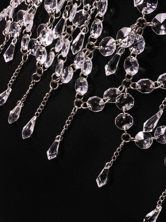 クラブウェア トップス 魅力的な Vネック ノースリーブ バックレス ポールダンス セクシー トップス