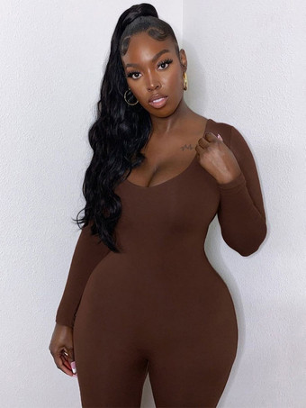 ホワイト Uネック 長袖 ポリエステル テーパードフィット サマープレイスーツ