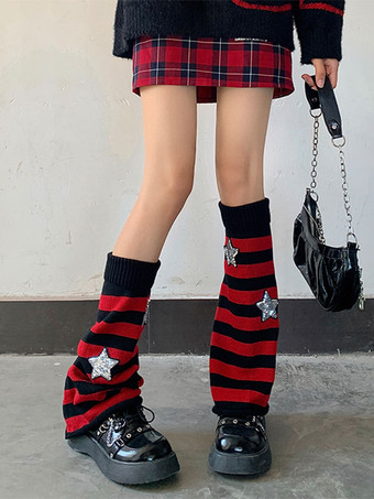 甘いロリータ アクセサリー ホワイト ストライプ アクセサリー ポリエステル その他