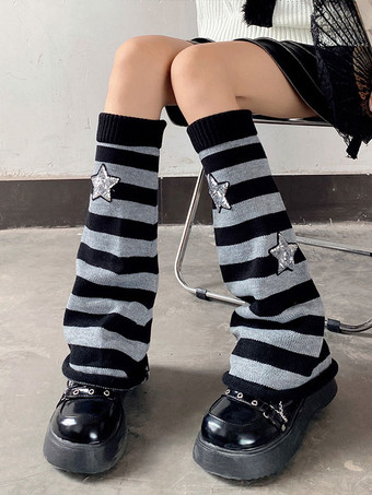 甘いロリータ アクセサリー ホワイト ストライプ アクセサリー ポリエステル その他