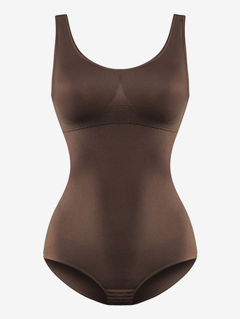 ランジェリー シェイプウェア カメオ ピンク ノースリーブ U ネック シェイプウェア