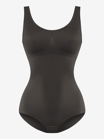 ランジェリー シェイプウェア カメオ ピンク ノースリーブ U ネック シェイプウェア