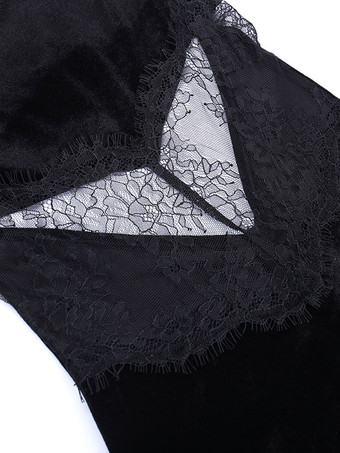 Maxi vestito cinghie collo senza maniche in poliestere sexy abito lungo fino al pavimento