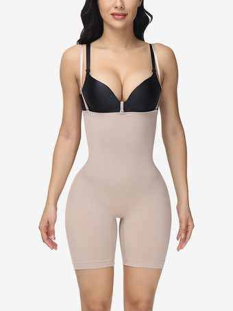 シェイプウェア ブラック ノースリーブ ストラップ ネック ランジェリー ボディシェイパー