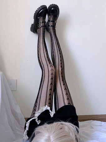 ゴシック ロリータ タイツ ブラック アクセサリー PU レザー ロリータ アクセサリー