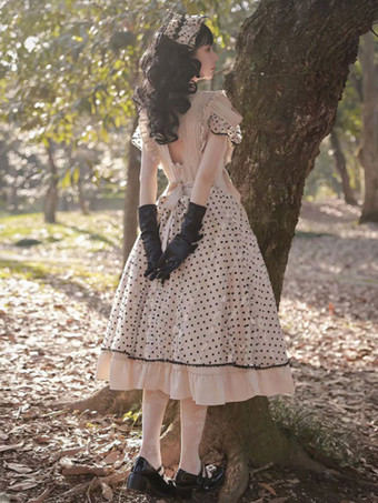 スウィートロリータドレス 半袖 ボウドレス