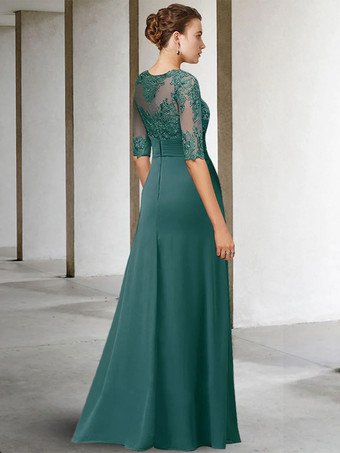 花嫁の母のためのパーティー ドレス ジュエル ネック ノースリーブ A ライン レース ゲスト ドレス結婚式のための自由なカスタマイズ