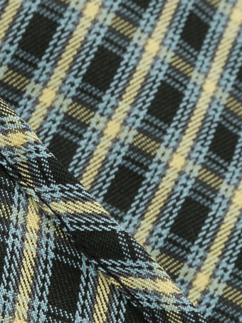 ヴィンテージドレス　1950年代オードリー・ヘップバーン風　ターンダウンカラー　長袖　チェック柄　二次会　お呼ばれ　発表会　ロカビリーワンピース