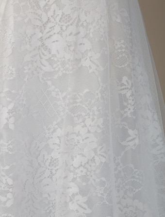 シンプルなウェディングドレス2025AラインVネック半袖床の長さチュールビーチのウェディングパーティードレスブライダルガウン