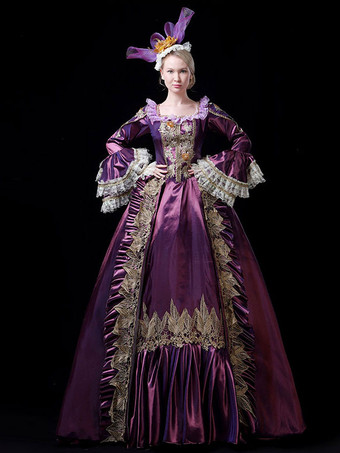 プリンセス 女性用 貴族ドレス 中世 ドレス セージグリーン ポリエステル マルディグラ ドレス バロック風 中世 ドレス・貴族ドレス ヨーロッパ 宮廷風 レトロ