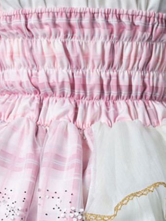 甘いロリータJSKドレスアイドル 弓ピンクロリータジャンパースカート調節可能 弾性ウエスト 人気