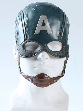 Capitaine Américain - Masque de Captain America Steven Rogers Cosplay Masque de Cosplay Hamlet Halloween