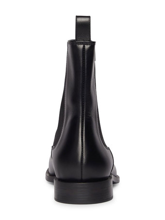 男性用ブーツ 素晴らしい刺繍アートワーク 牛革スクエアトゥ チェルシーブーツ