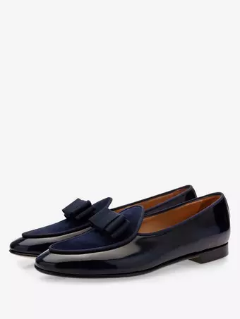 Mocassins En Cuir Pour Homme à Semelle Épaisse - Chaussures Décontractées Bout Carré - Pour Danse, Performance, Quotidien