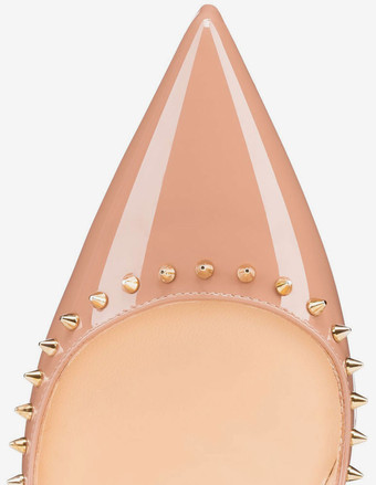 ハイヒール ポインテッドトゥ パンプス ブラック ピンヒール 靴の甲の素材：パテント PU 12cm スタッズ シューズ パテントレザー ハイヒールシューズ 結婚式 二次会 通勤用 仕事 キャバ 卒園式 卒園式 スリップオン レディース靴